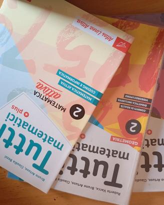 libri tutti matematici plus 2 media