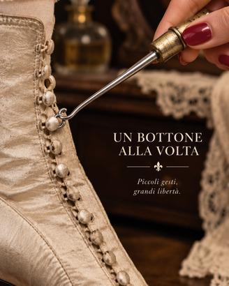 Antico bottom hook belle epoque decorato