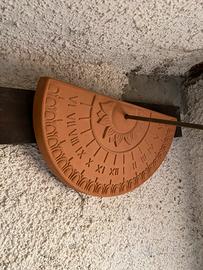 Meridiana in terracotta