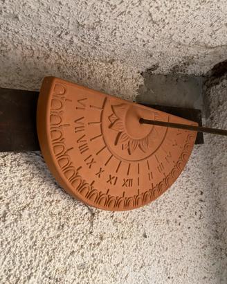 Meridiana in terracotta