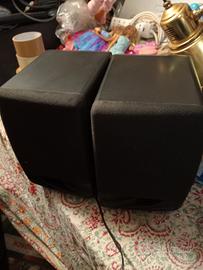 Coppia Casse Acustiche Nere