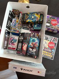 Lotto Carte Pokémon, Yu-Gi-Oh, Magic e One Piece