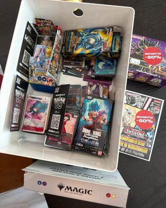 Lotto Carte Pokémon, Yu-Gi-Oh, Magic e One Piece