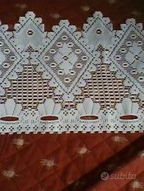 Tendine Jacquard NUOVE+centrini+tovaglia+tovagliol