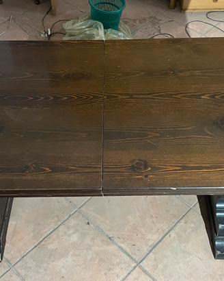 Tavolo Legno Allungabile + coppia  panche