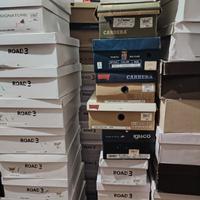 stock di scarpe nuove da uomo