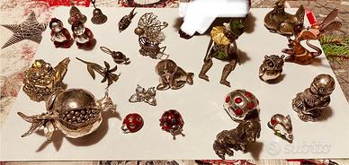 Oggettini argento ed altro vari