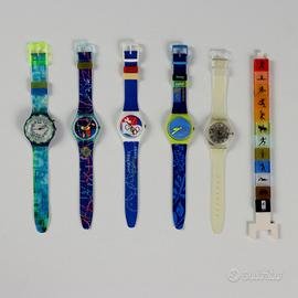 Gruppo di Cinque Orologi Swatch Atlanta - 1996