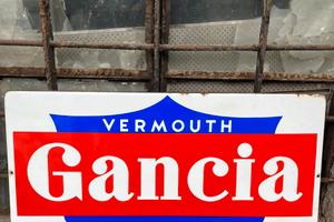 Tabella smaltata Gancia