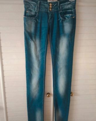Jeans skinny aderenti blu