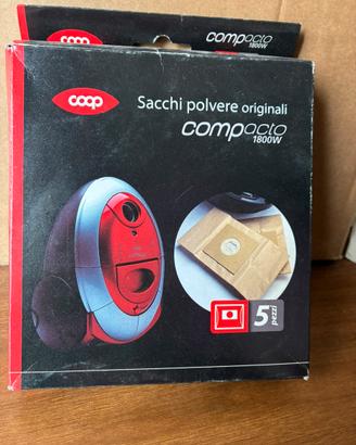 10 sacchetti COOP Compacto 1800W aspirapolvere
