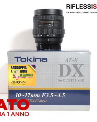 USATO TOKINA 10-17MM F/3.5-5.6 AT-X DX PER NIKON F