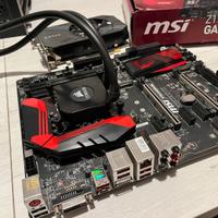 i7 7700k, msi, zotac 1030 e dissipatore a liquido