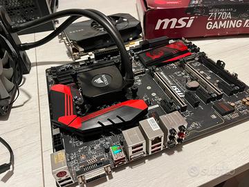 i7 7700k, msi, zotac 1030 e dissipatore a liquido