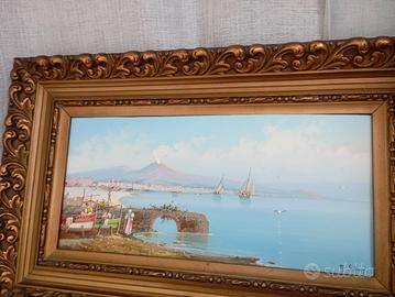 quadro . Dipinto antico di     M Gianni 