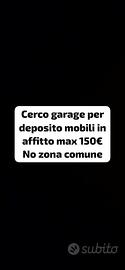 Garage messina per deposito mobili
