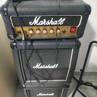 amplificatore valvolare  Marshall con due casse