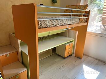 Cameretta 2 letti soppalco Doimo CityLine Roma