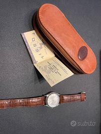 Orologio Fossil Uomo Pelle Marrone Argento