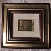 Quadri con foglia d' oro