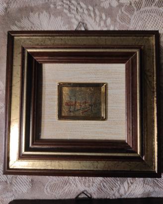 Quadri con foglia d' oro