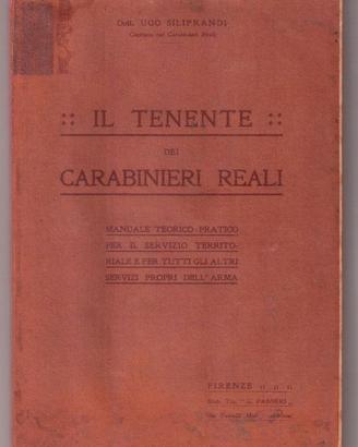 Siliprandi Il Tenente dei Carabinieri Reali 1923