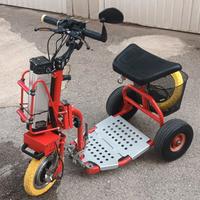 Scooter elettrico pieghevole ben tenuto 