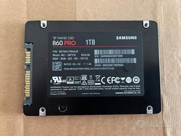 SSD Samsung Pro 860 V - Nand 1TB – Perfetto stato