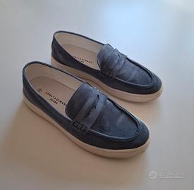 mocassini uomo armata di mare jeans blu 42