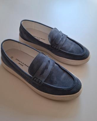 mocassini uomo armata di mare jeans blu 42