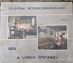 telefoni comunicanti giocattolo vintage 