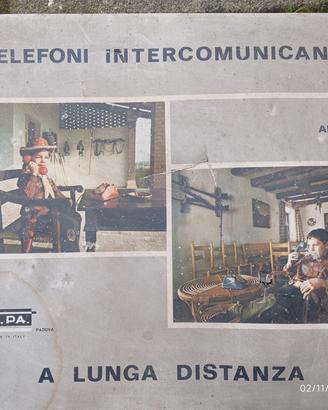 telefoni comunicanti giocattolo vintage 