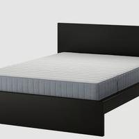 letto matrimoniale Ikea nero o bianco 