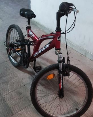 bici con pedalata 