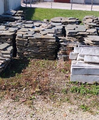 materiale completo per rifacimento giardino 