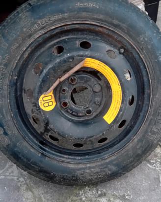 ruotino fiat punto 4 fori