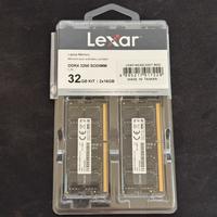Lexar SODIMM DDR4 RAM 32GB Kit (2x16GB) [NUOVE]