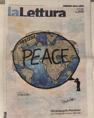 Inserto rivista Michelangelo Pistoletto