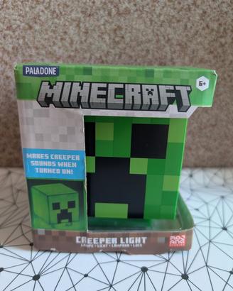 Lampada Minecraft Creeper Paladone con Suoni
