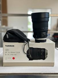 Obiettivo Tamron SP 15-30 f2.8 di VC USD G2