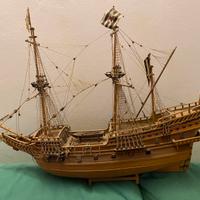 Galeone Roter Lower modello navale statico