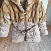 Piumino Elsy bambina con pelliccia