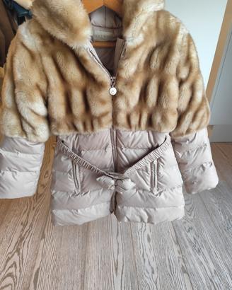 Piumino Elsy bambina con pelliccia