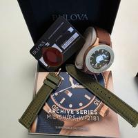 Bulova Bronzo Mil Ships mai usato