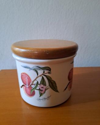 Portmeirion Pomona barattolo porcellana con pesche