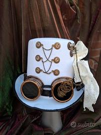 Cappello a Mezza Tuba in stile Steampunk