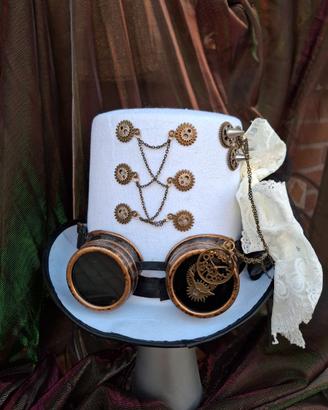 Cappello a Mezza Tuba in stile Steampunk