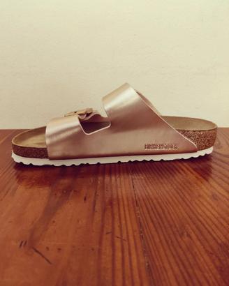 Birkenstock metallic copper 39