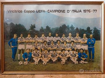 Quadro fotografia incorniciata Juventus FC 1977-78