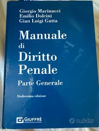 Manuale di diritto penale Marinucci
